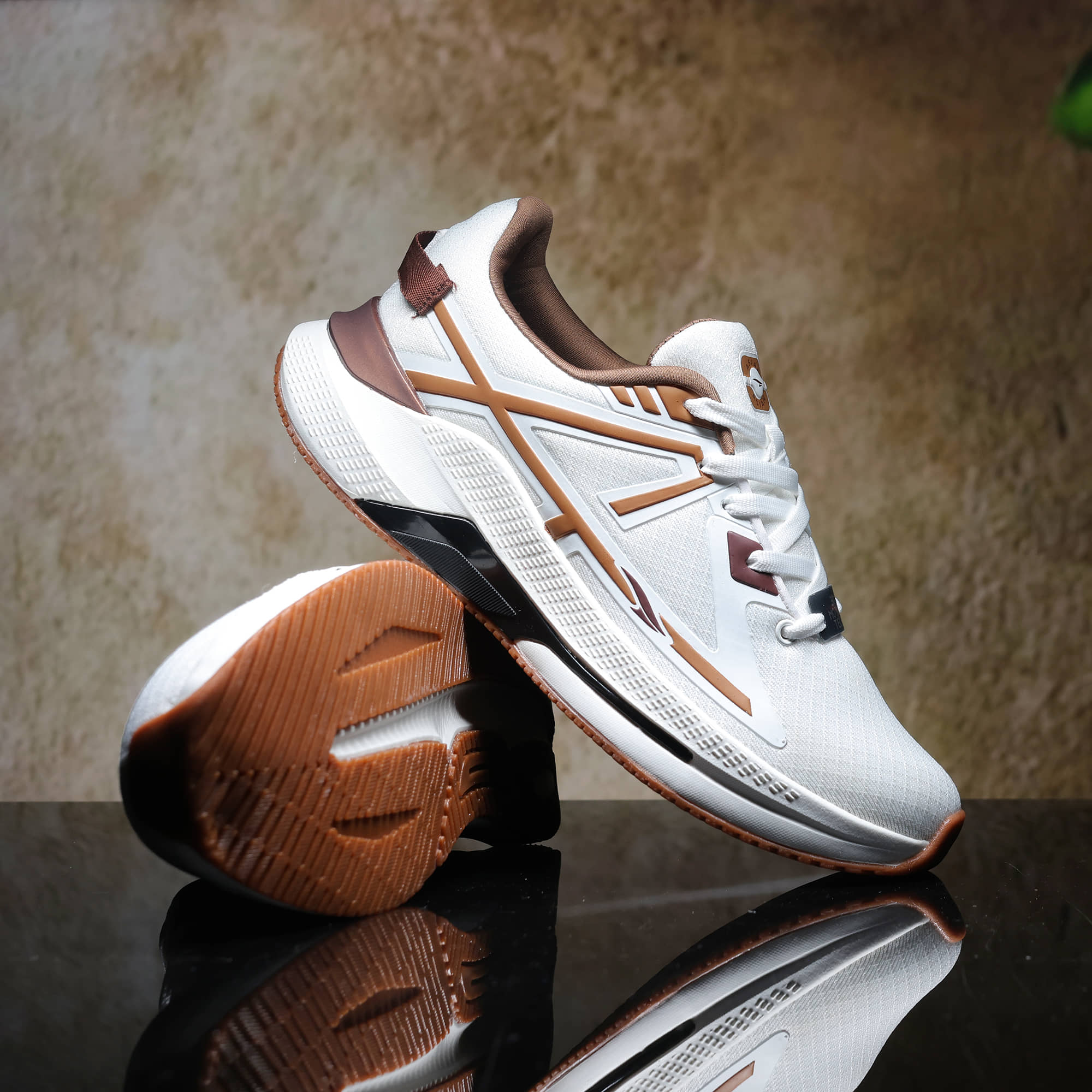 ASIAN PULSE-06 Brown Men's Sports Running Shoes - Sports Shoes | Buy online on ZillyBuy