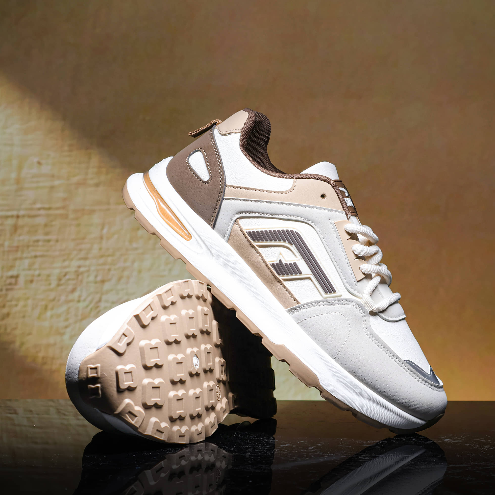 ASIAN PYTHON-10 White Men's Sneakers - Casual Shoes | Buy online on ZillyBuy