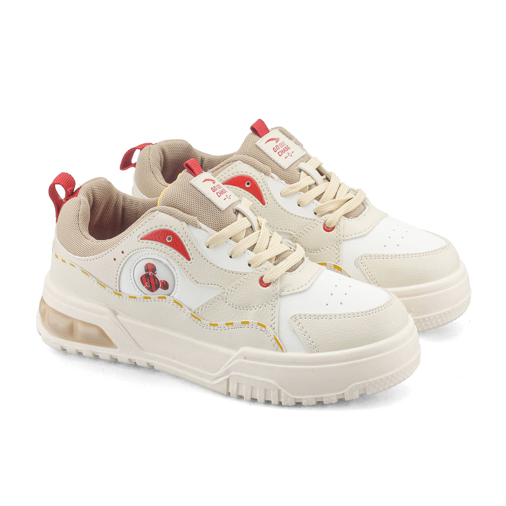 ASIAN VICTORIA-02 SPL Cream Women's Sneakers - Casual Shoes | Buy online on ZillyBuy