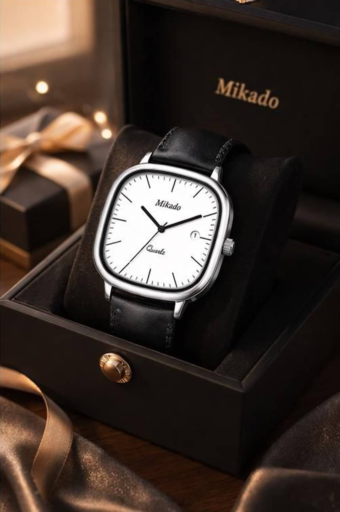 Mikado Black Silicon Analog Men's Watch