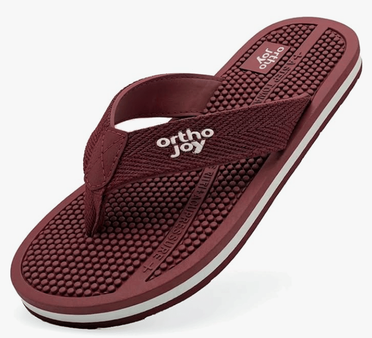 ORTHO JOY Brown Men's Daily Slipper
