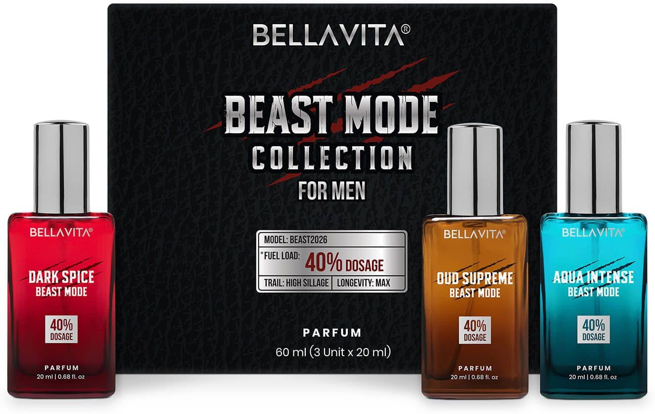 BELLAVITA Eau De Parfum (EDP) Woody -Fragrance For Men ( Pack of 3 )
