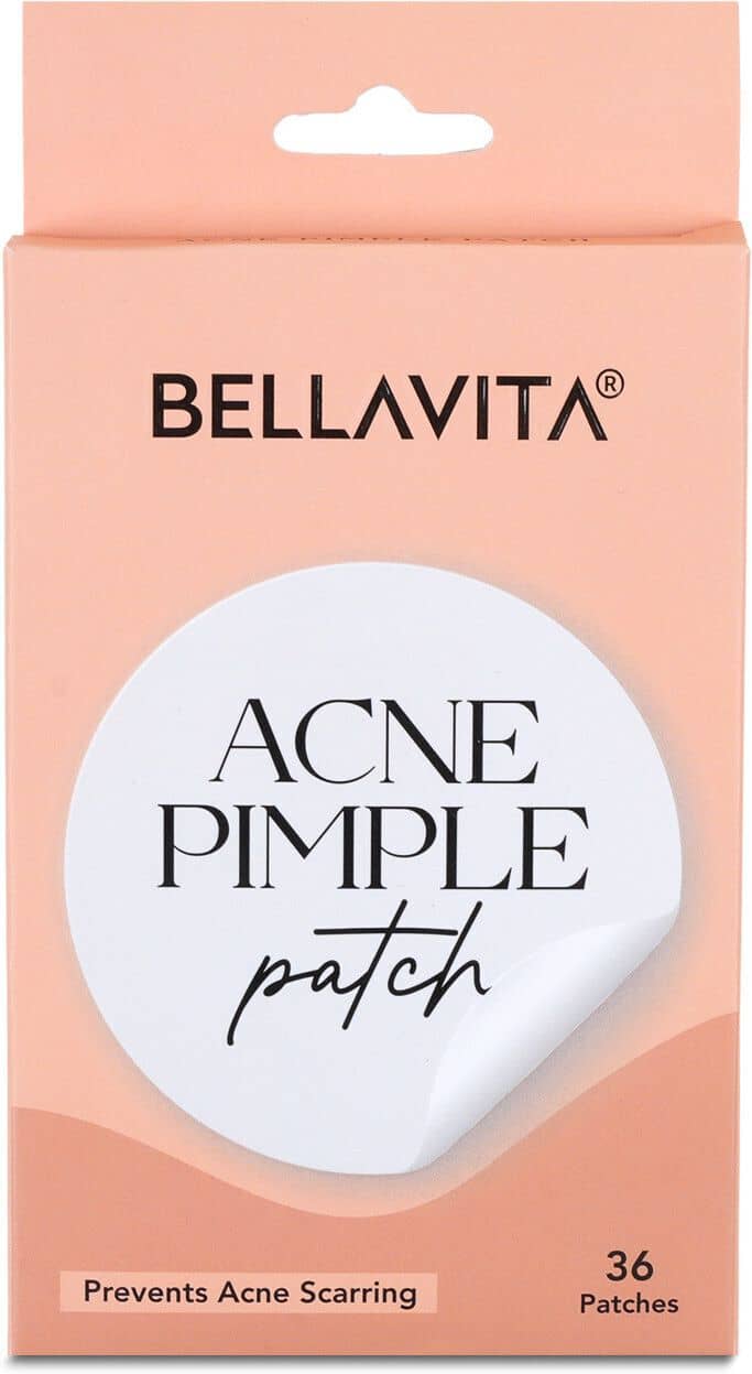 BELLAVITA Acne Pimple Patch for Face Waterproof Patches for Active Absorbs Pimple Overnight - 0.5% Salicylic Acid Facial Patches (36 Patch 1 count)