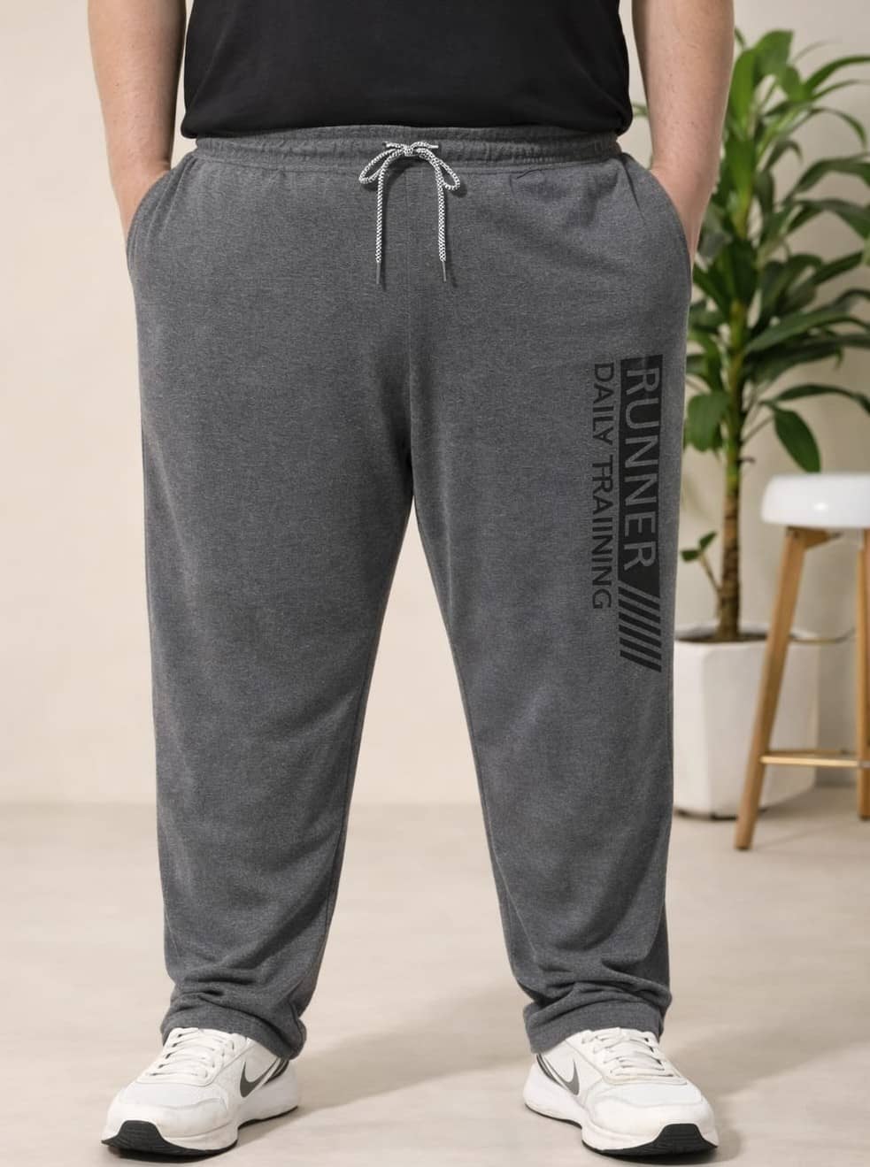 AUSTIVO Black Cotton Blend Men's Trackpants ( Pack of 1 ) - Track Pants | Buy online on ZillyBuy