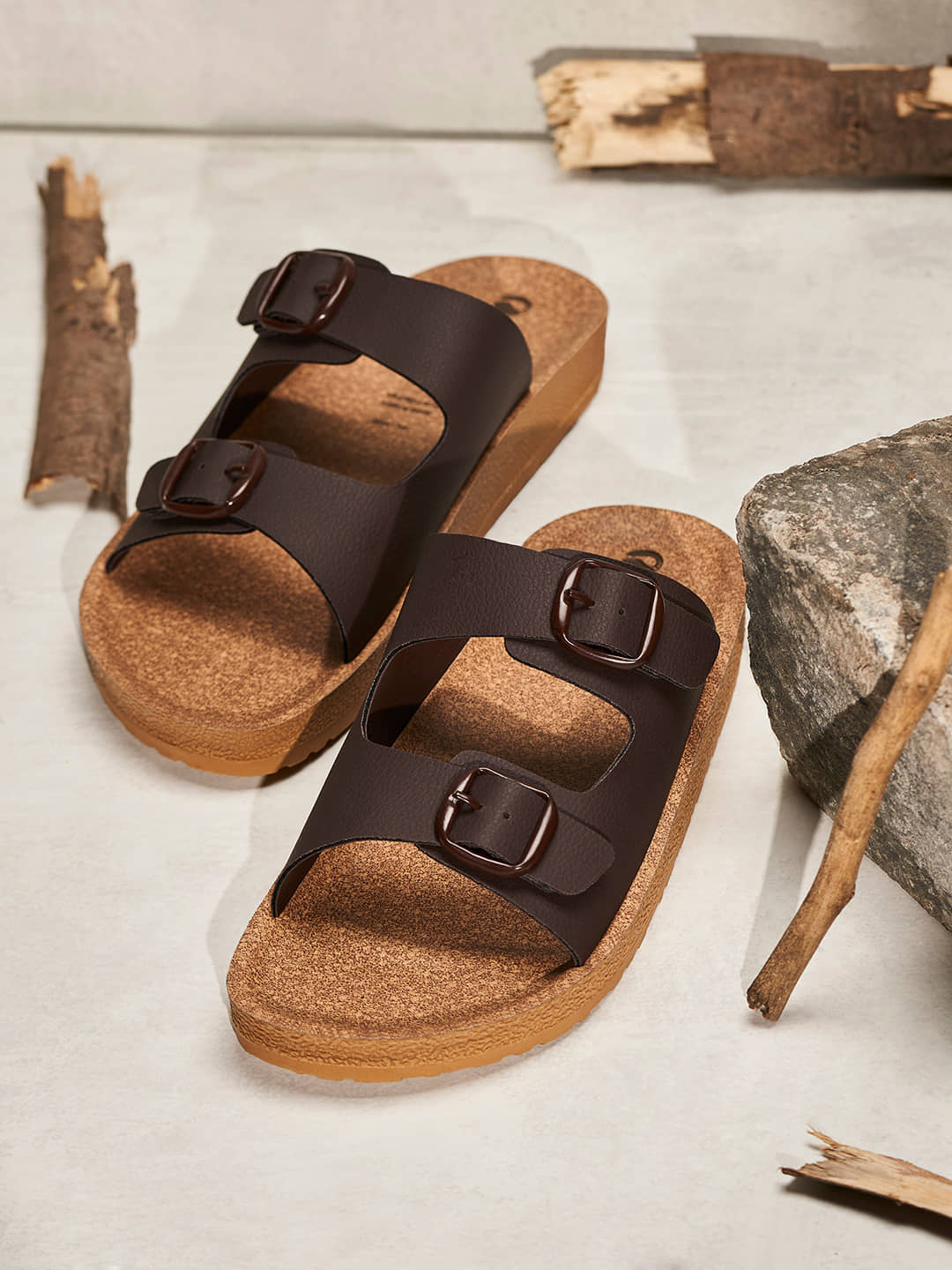Aeroblu - Black Men's Sandals