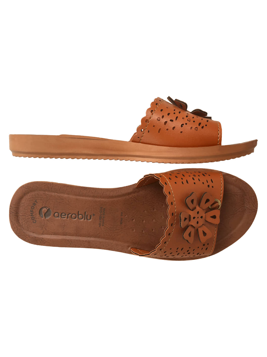 Aeroblu Footwear Brown Women's Flats