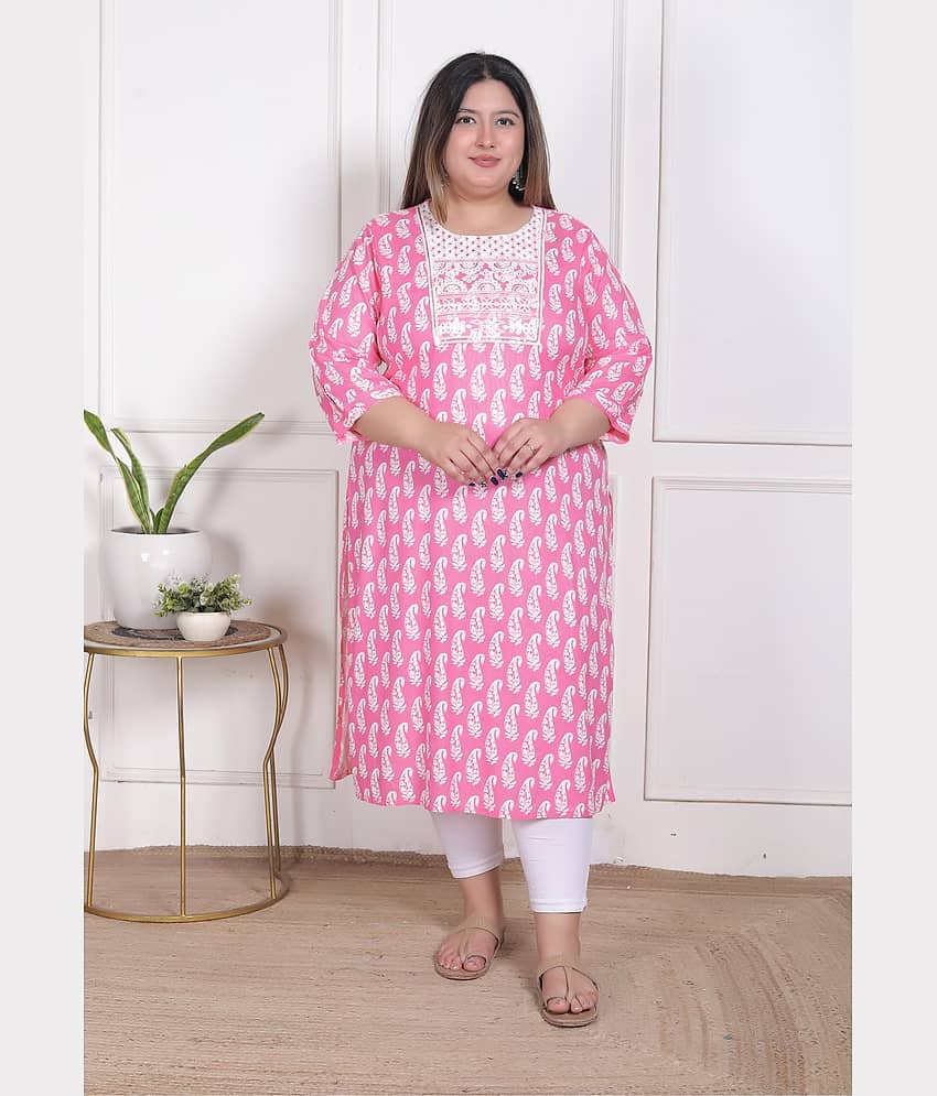 HIGHLIGHT FASHION EXPORT Women Cotton Printed Straight Kurti ( Yellow ) - Kurtis, Tunics | Buy online on ZillyBuy