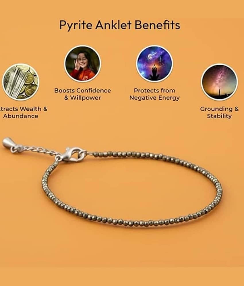 Dzinetrendz Gold Anklets ( Pack of 1 ) - Anklets | Buy online on ZillyBuy