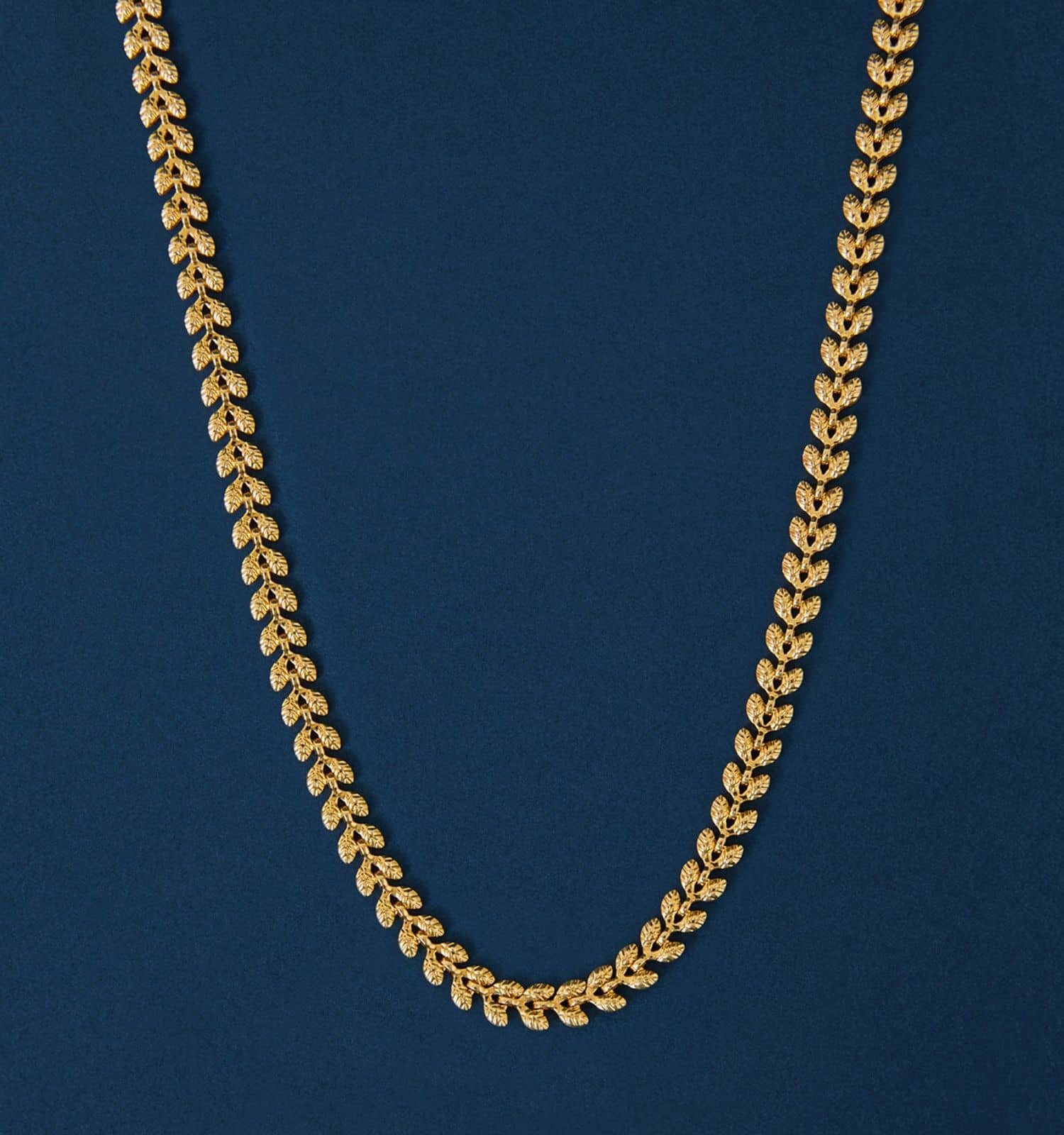 Dzinetrendz Gold Plated Chain ( Set of 1 )