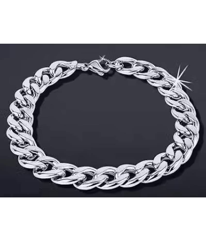 Dzinetrendz Silver Bracelet ( Pack of 1 ) - Bangles & Bracelets | Buy online on ZillyBuy