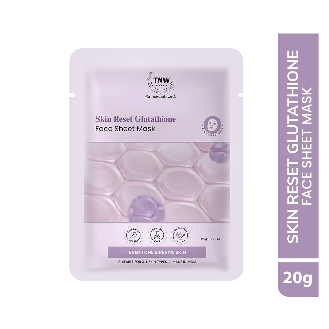 TNW - The Natural Wash - Skin Toning Sheet Mask for All Skin Type ( Pack of 1 )