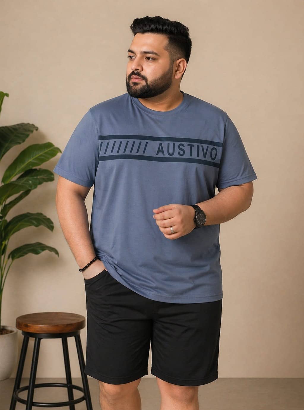 AUSTIVO Grey Polyester Regular Fit Men's Sports T-Shirt ( Pack of 1 )