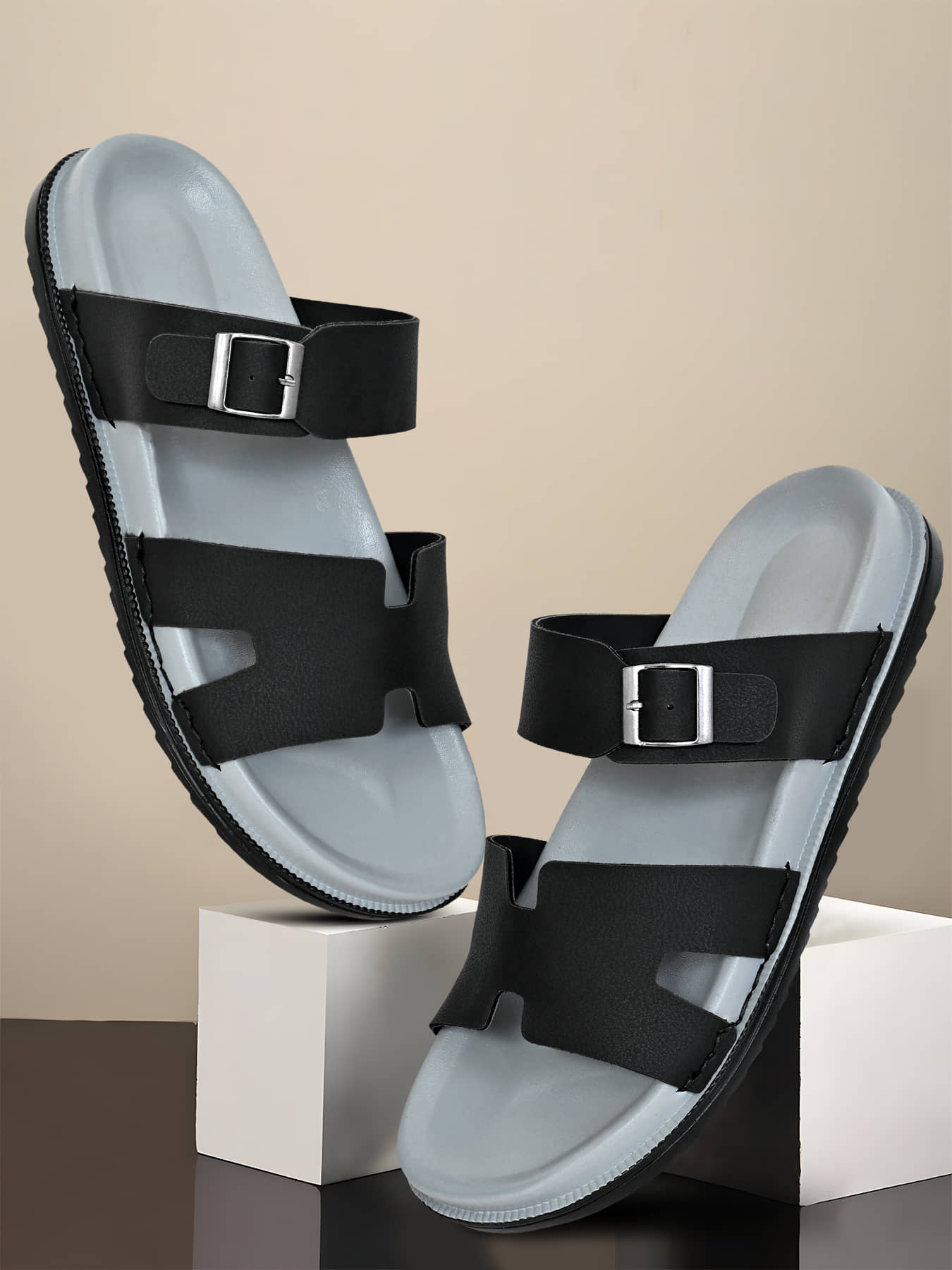 Chappal Wala 14315 Grey Men's Daily Slipper