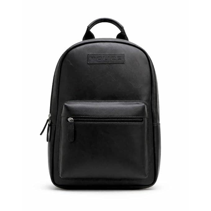 Police 30 Ltrs Leather Backpack *For Men & Women ( Black ) - Handbags | Buy online on ZillyBuy