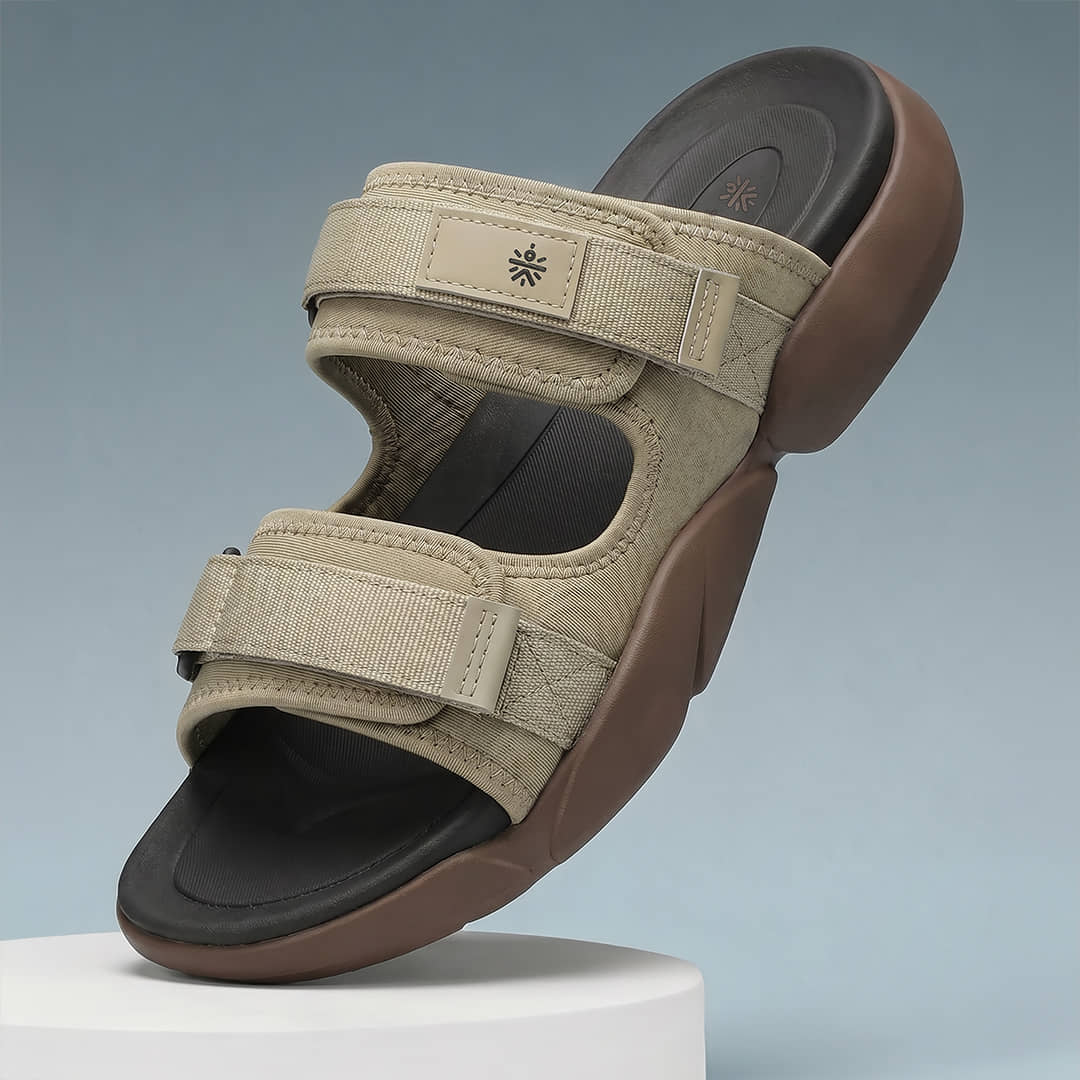 Cult SoftTread Beige Men's Slide Flip Flop