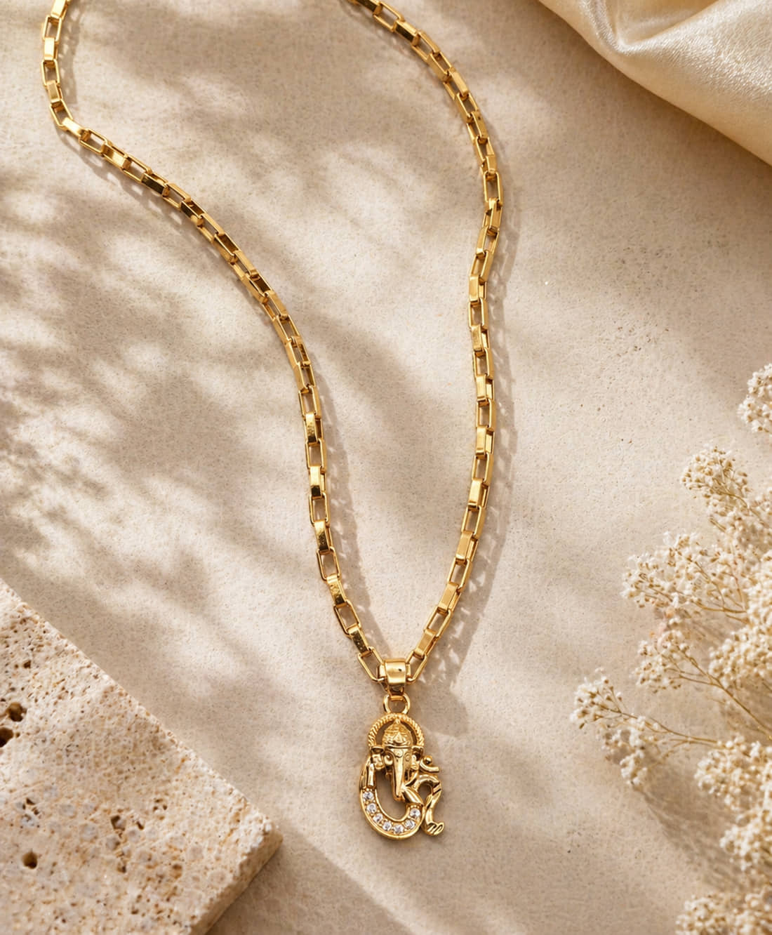 shankhraj mall Gold Pendant ( Pack of 1 )