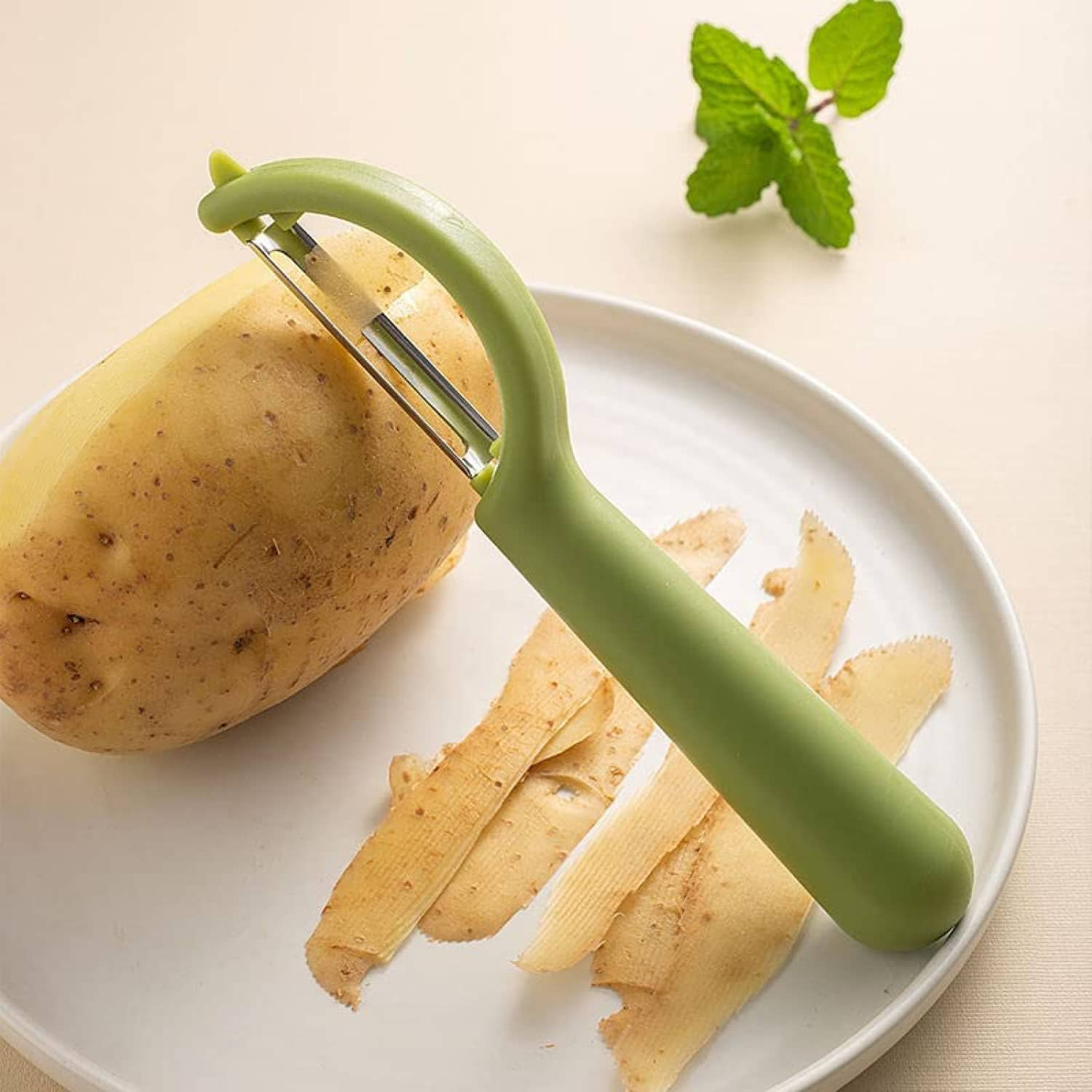 Premium Stainless Steel Vegetable Peeler | Sharp Blade Kitchen Peeler for Fruits & Vegetables | Ergonomic Handle Easy Grip Peeler