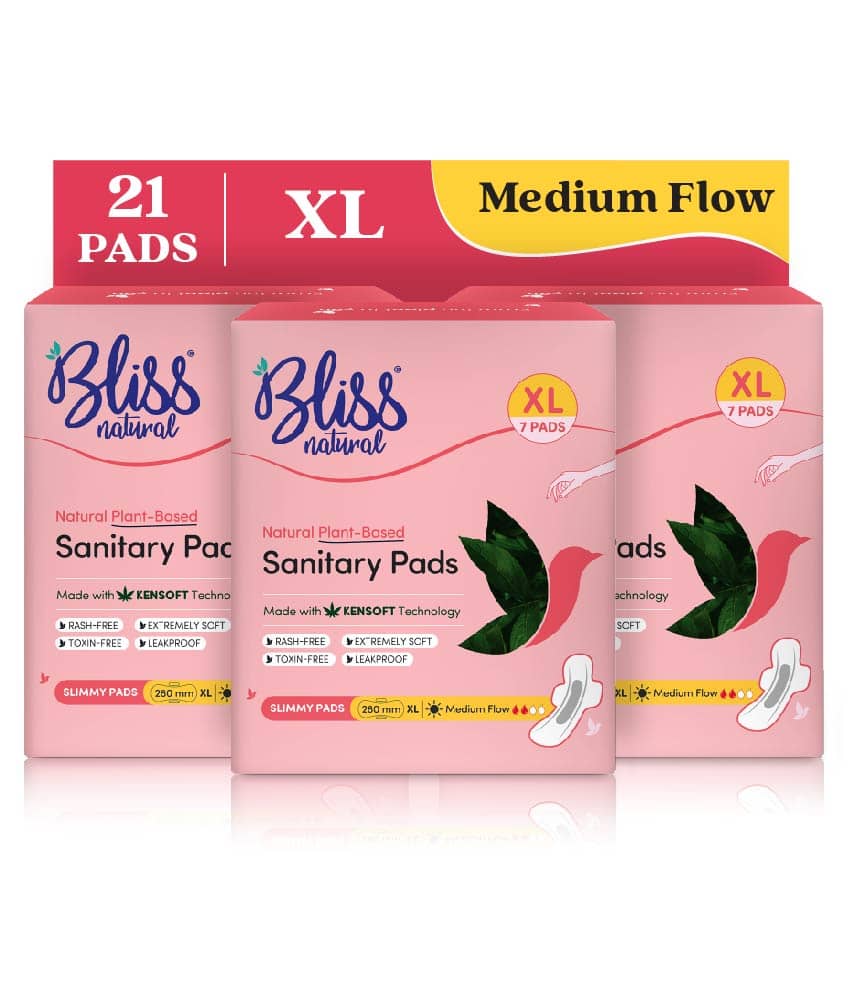BLISSNATURAL Cottony XL Regular Sanitary Pad