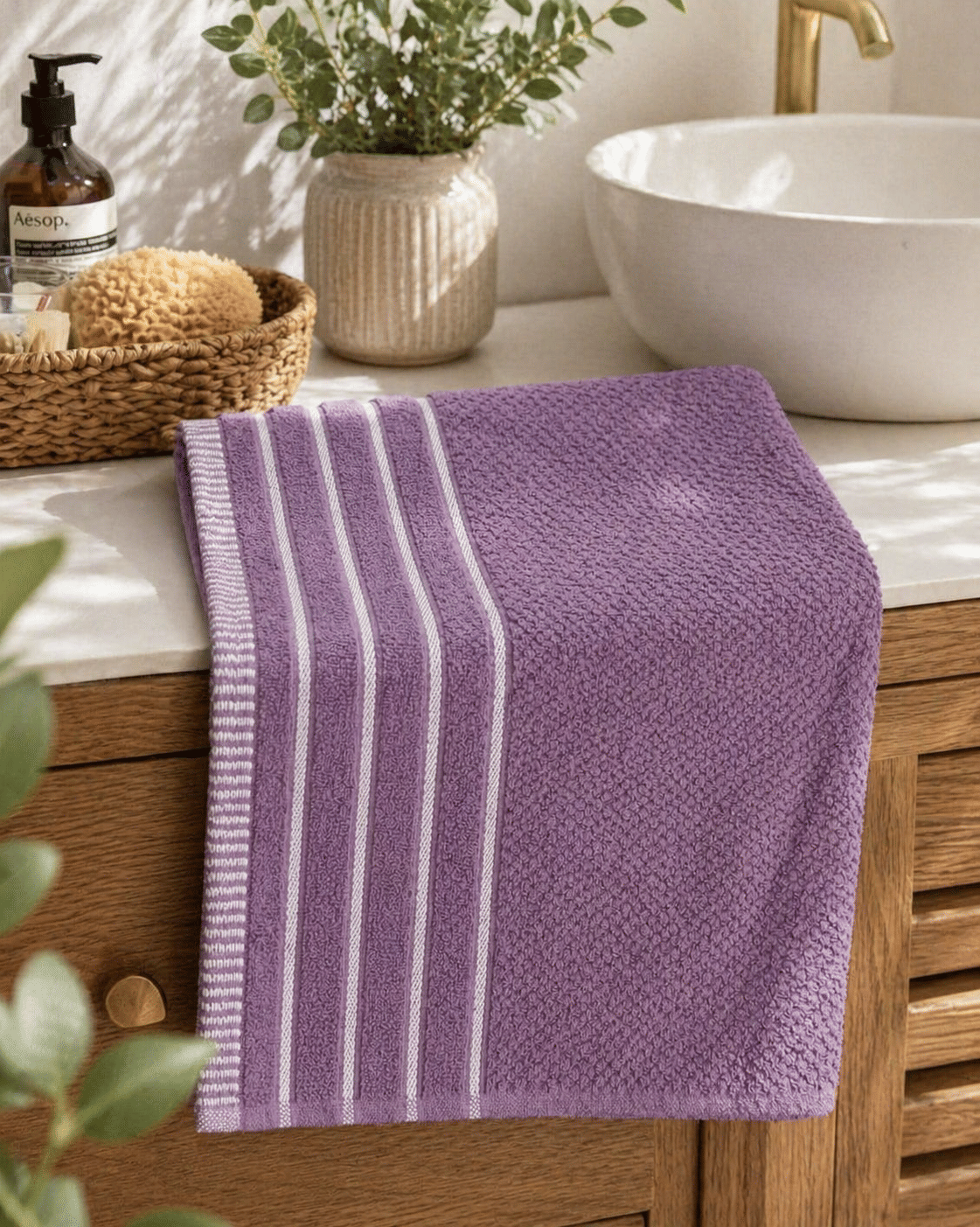 Satisfyn Pack of 1 Cotton 475 -GSM Bath Towel ( Navy Blue ) - Towels | Buy online on ZillyBuy