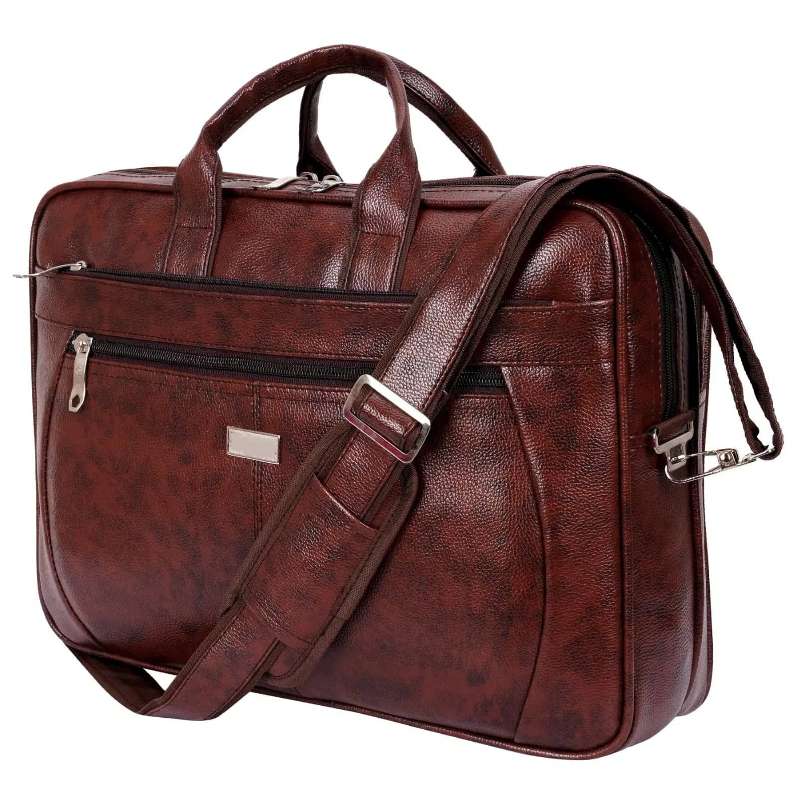 Raylan Brown Solid Messenger Bag - Handbags | Buy online on ZillyBuy