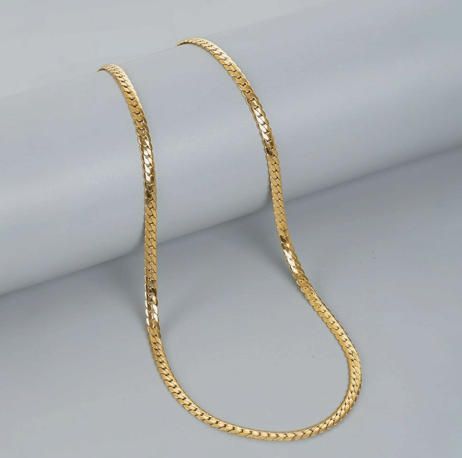 Abrexo Gold Plated Alloy Chain ( Pack of 1 )
