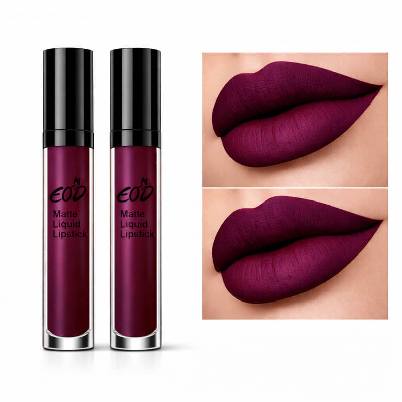EOD Wine Matte Transferproof Liquid Lipstick ( Pack of 2 )
