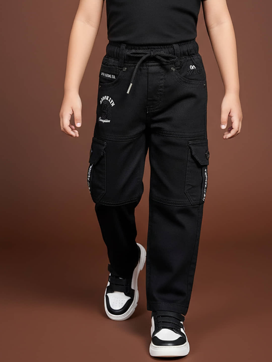 JFR Pack of 1 Boys Cotton Blend Jeans ( Black ) - Jeans | Buy online on ZillyBuy
