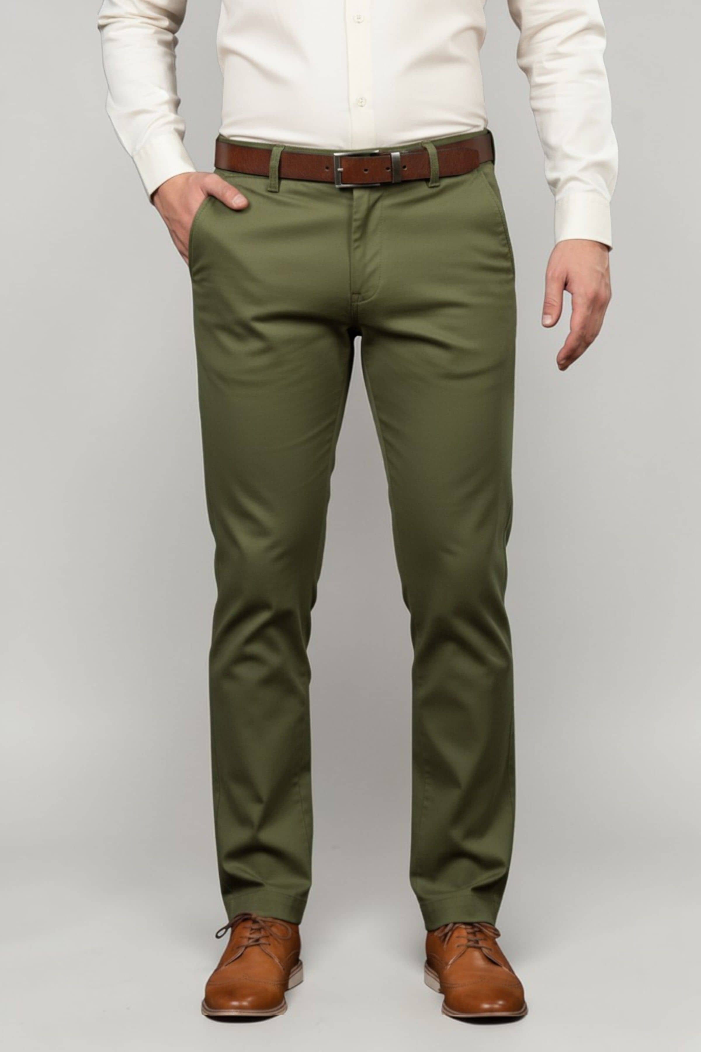 ZAYSH Regular Men's Chinos - Grey ( Pack of 1 ) - Trousers | Buy online on ZillyBuy