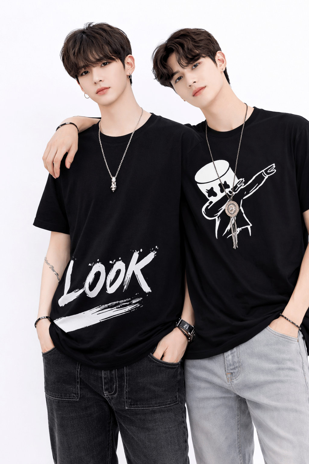 attitude start of fashion Men Polyester Regular Fit Printed T-Shirt ( Black )