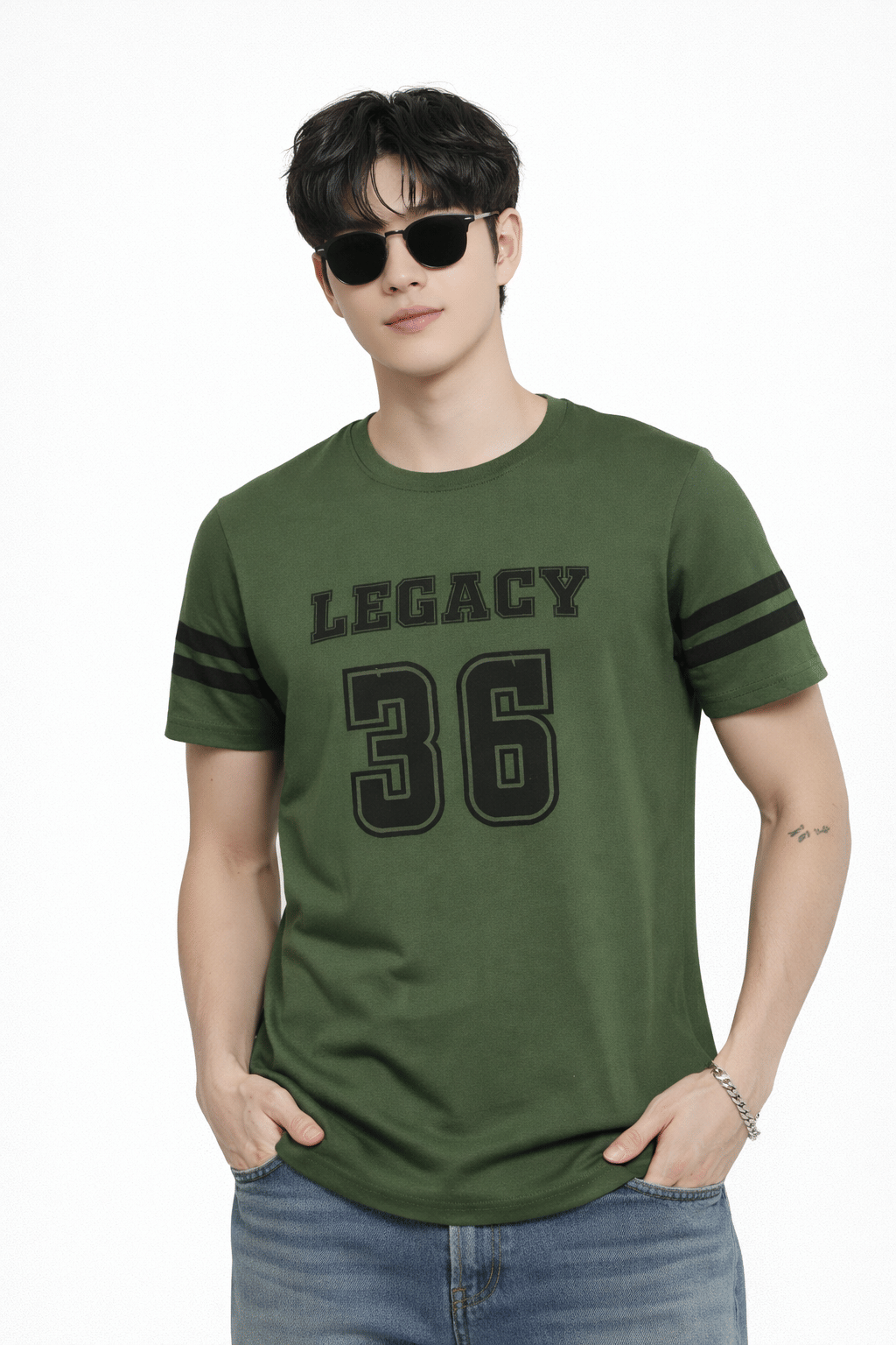 attitude start of fashion Pack of 1 Polyester Regular Fit Men's T-Shirt ( Grey )