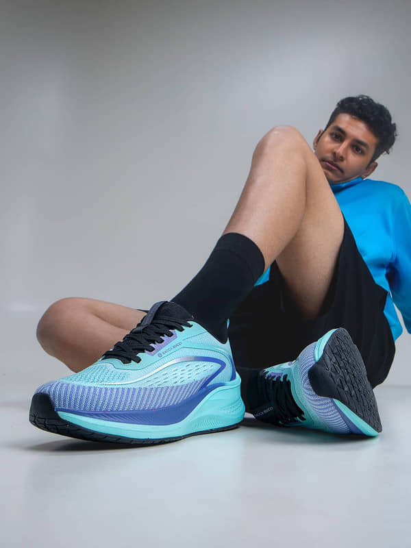 チュパカブラ Buy Bacca Bucci Zephyr Teal Training Shoes - Price ₹1999 | Best