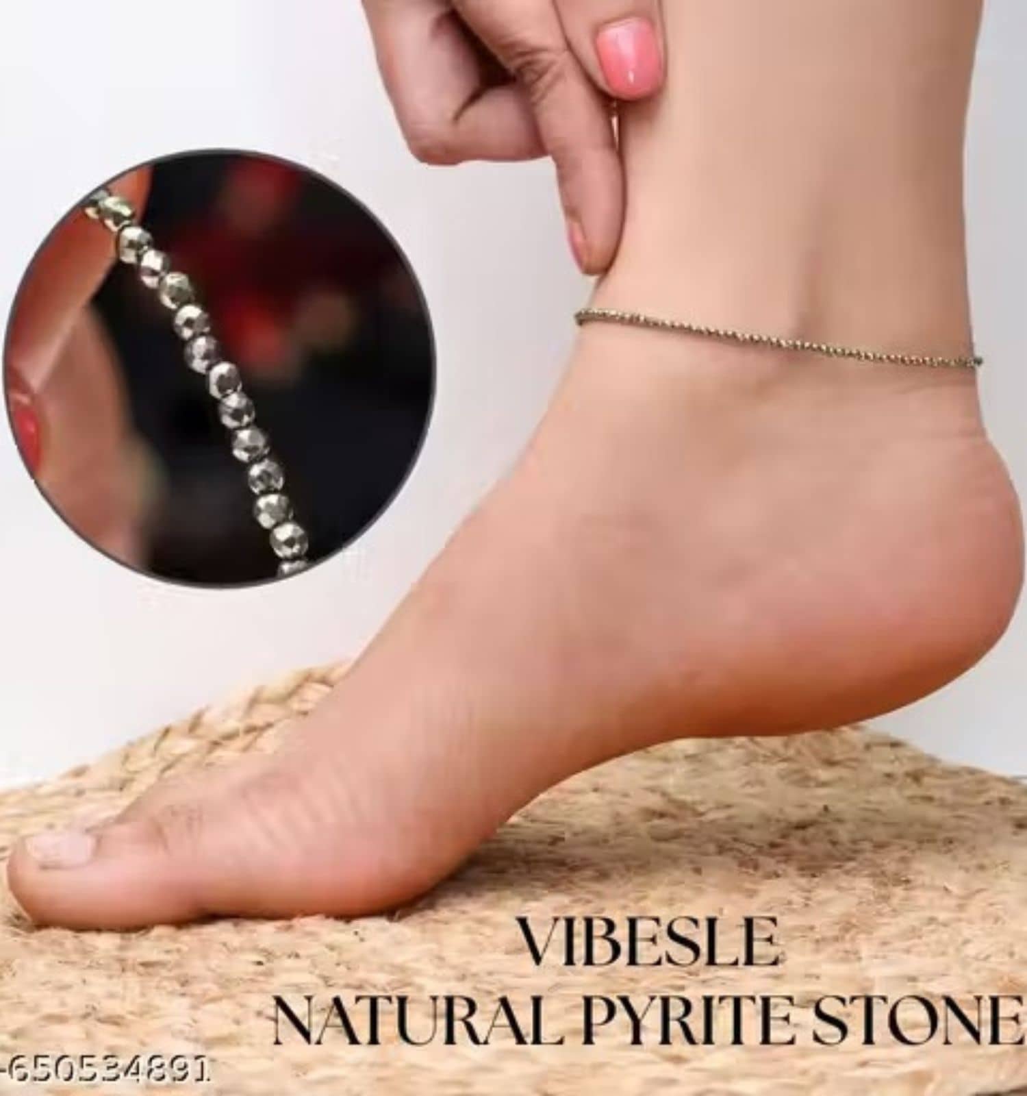 Dzinetrendz Gold Toe Rings & Anklet Set ( Pack of 1 ) - Anklets | Buy online on ZillyBuy