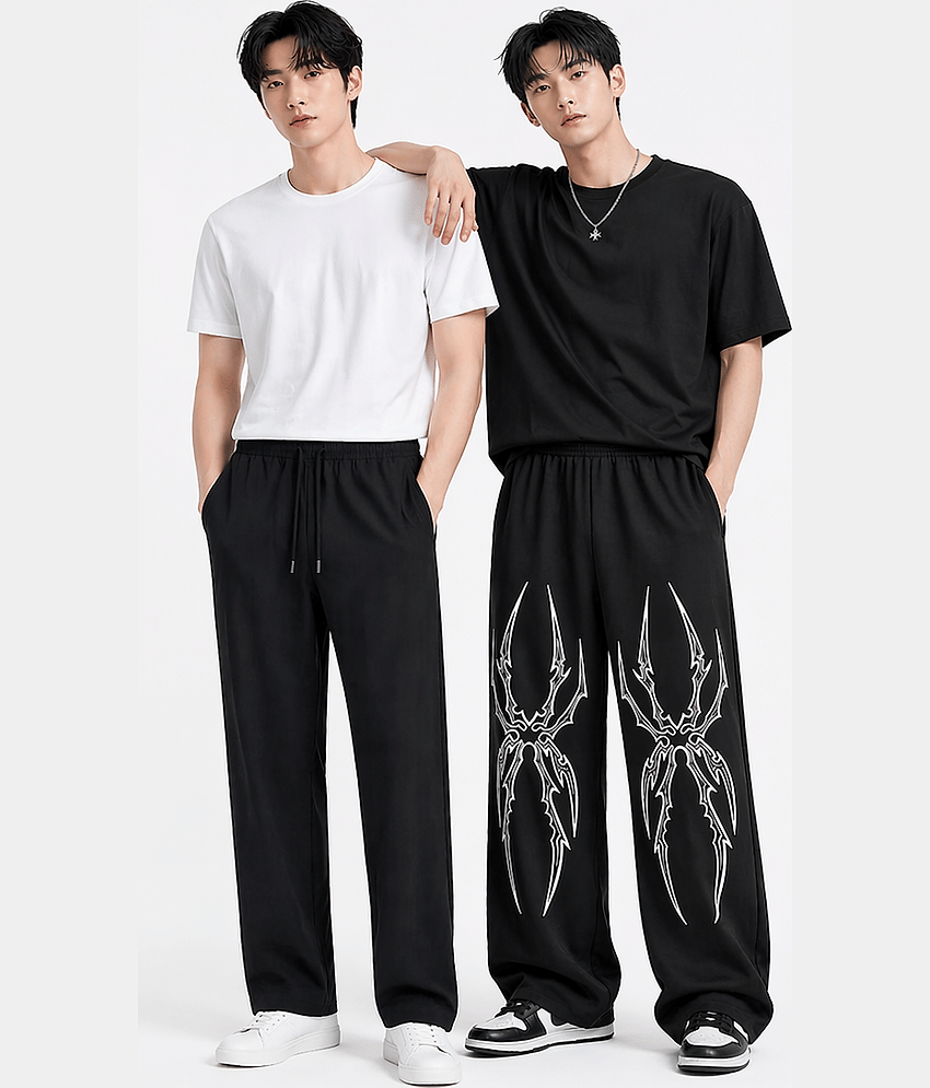 attitude start of fashion Grey Lycra Men's Joggers ( Pack of 2 ) - Track Pants | Buy online on ZillyBuy