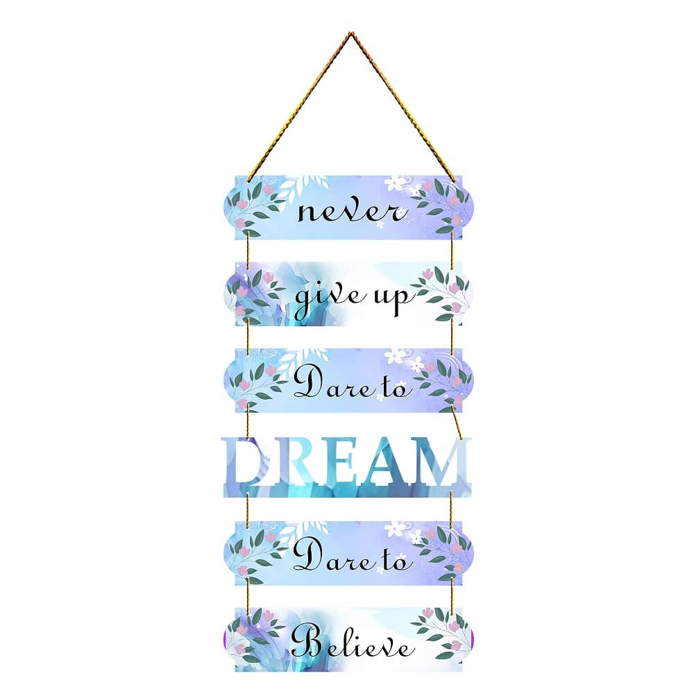 Motivational Wall Hanging for Home Decoration Never Give Up Wall Sculpture Wall Stickers Door Hanging Living Room Decor Diwali Decoration Gift Under 100 Festival Decorative Items Wallpapers