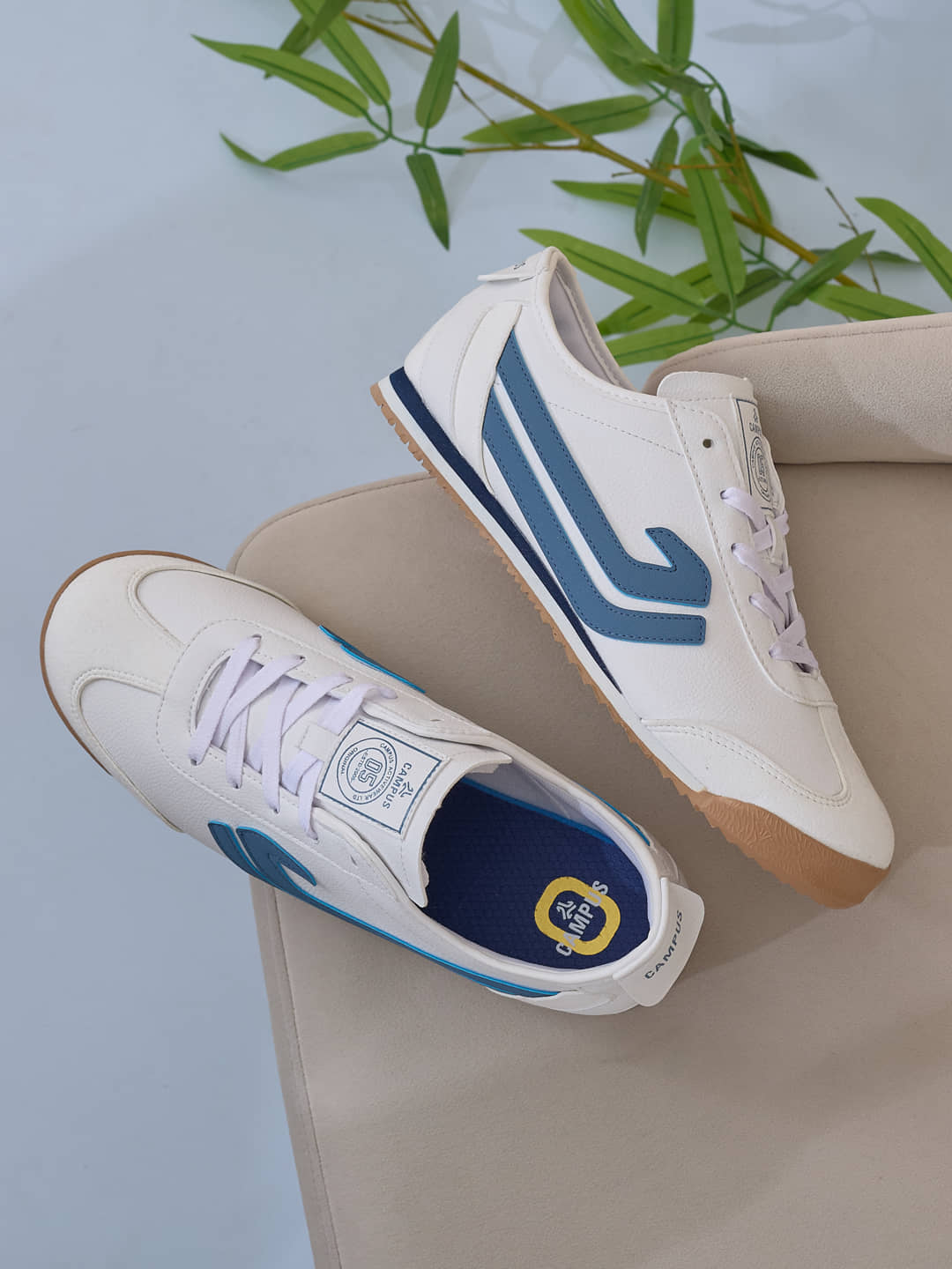 Campus DENARO White Men's Sneakers - Casual Shoes | Buy online on ZillyBuy