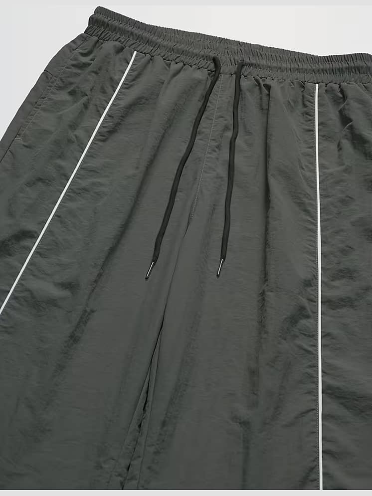 Deslizar Grey Nylon Baggy Fit Men's Joggers - Image 3