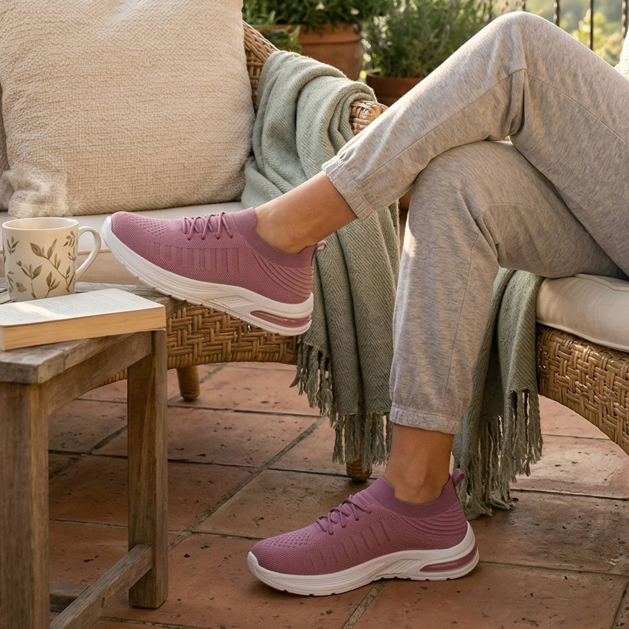 PENNEN MW-2043 Purple Women's Sneakers - Casual Shoes | Buy online on ZillyBuy