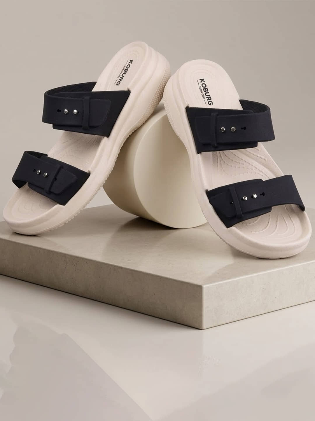 koburg Black Women's Sandal Heels - Heels | Buy online on ZillyBuy