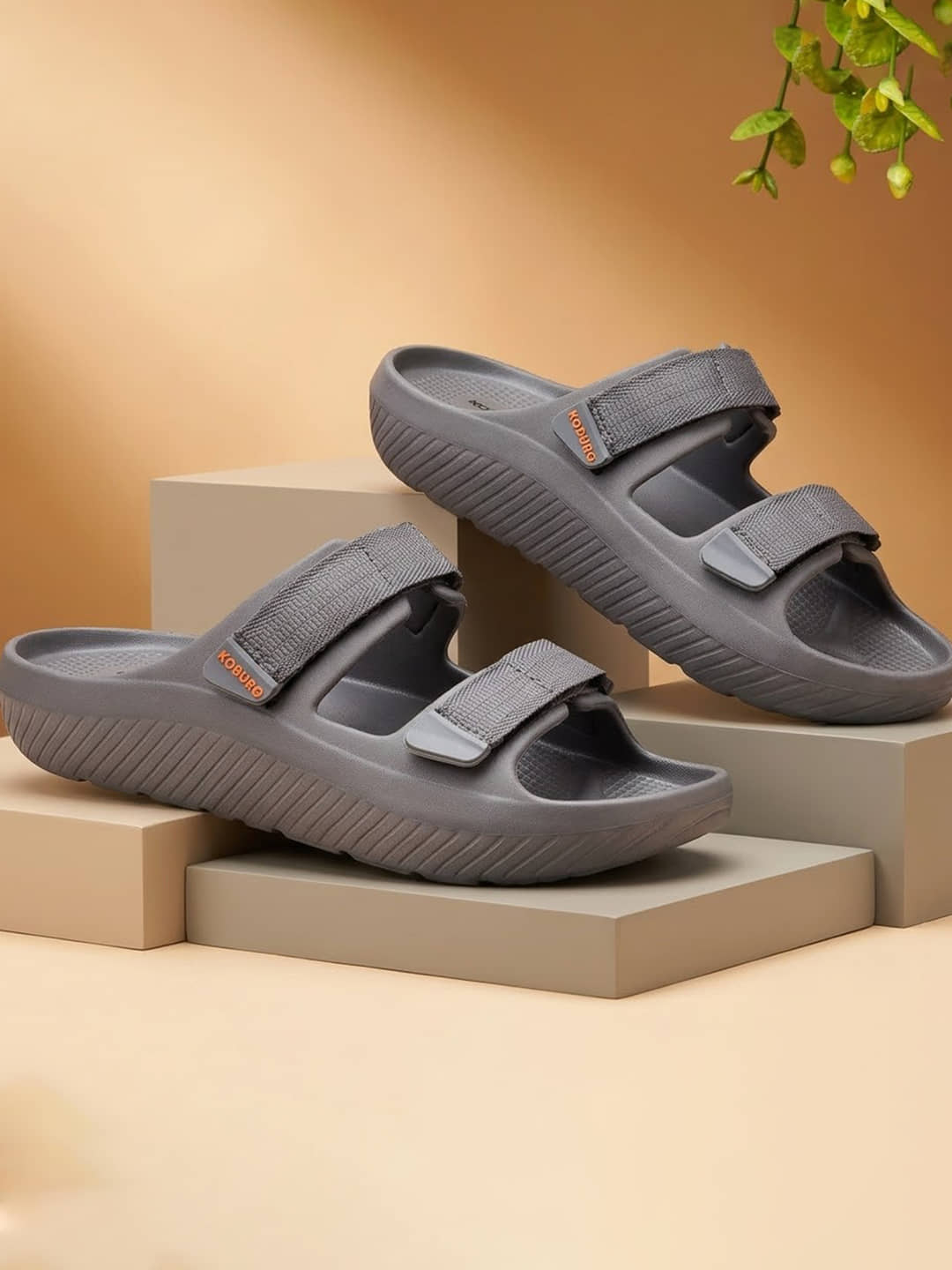 koburg - Beige Men's Sandals