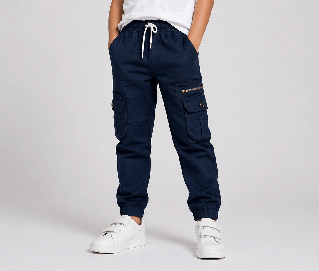 ICONIC ME Pack of 1 Boys 100% Cotton Jeans ( Navy ) - Jeans | Buy online on ZillyBuy