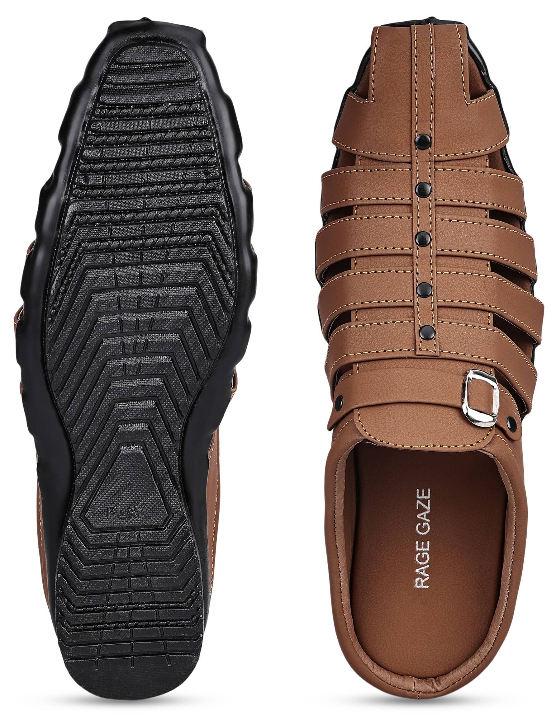 RAZE GAZE HS(TAN) - Tan Men's Sandals