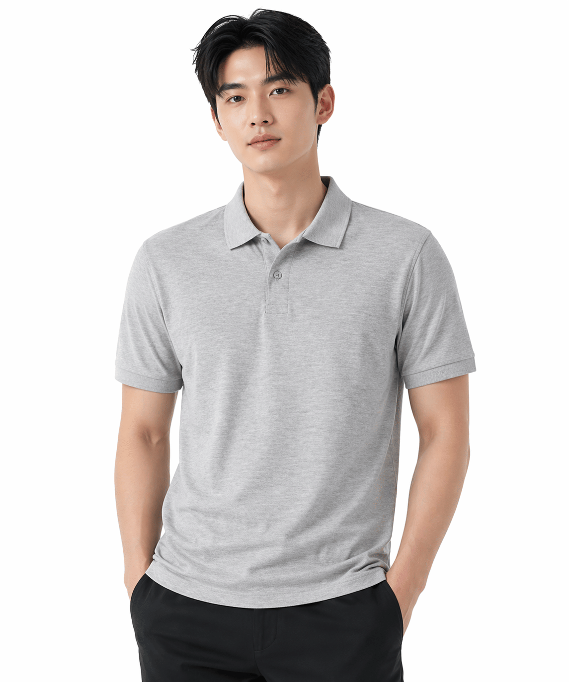 attitude start of fashion Men Cotton Regular Fit Solid Polo T Shirt ( Sky Blue )