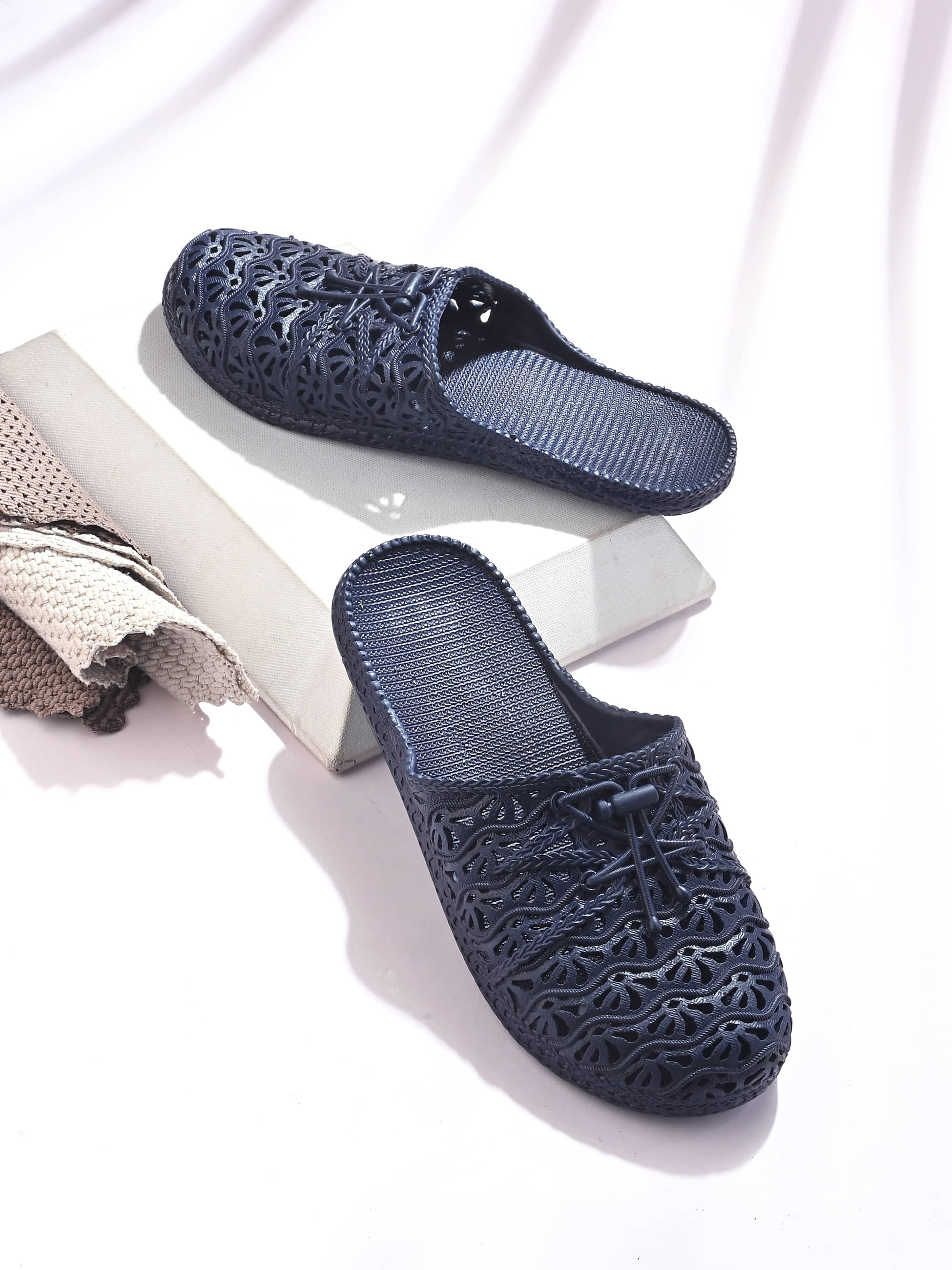ABJ Fashion Navy Blue Women's Daily Slipper