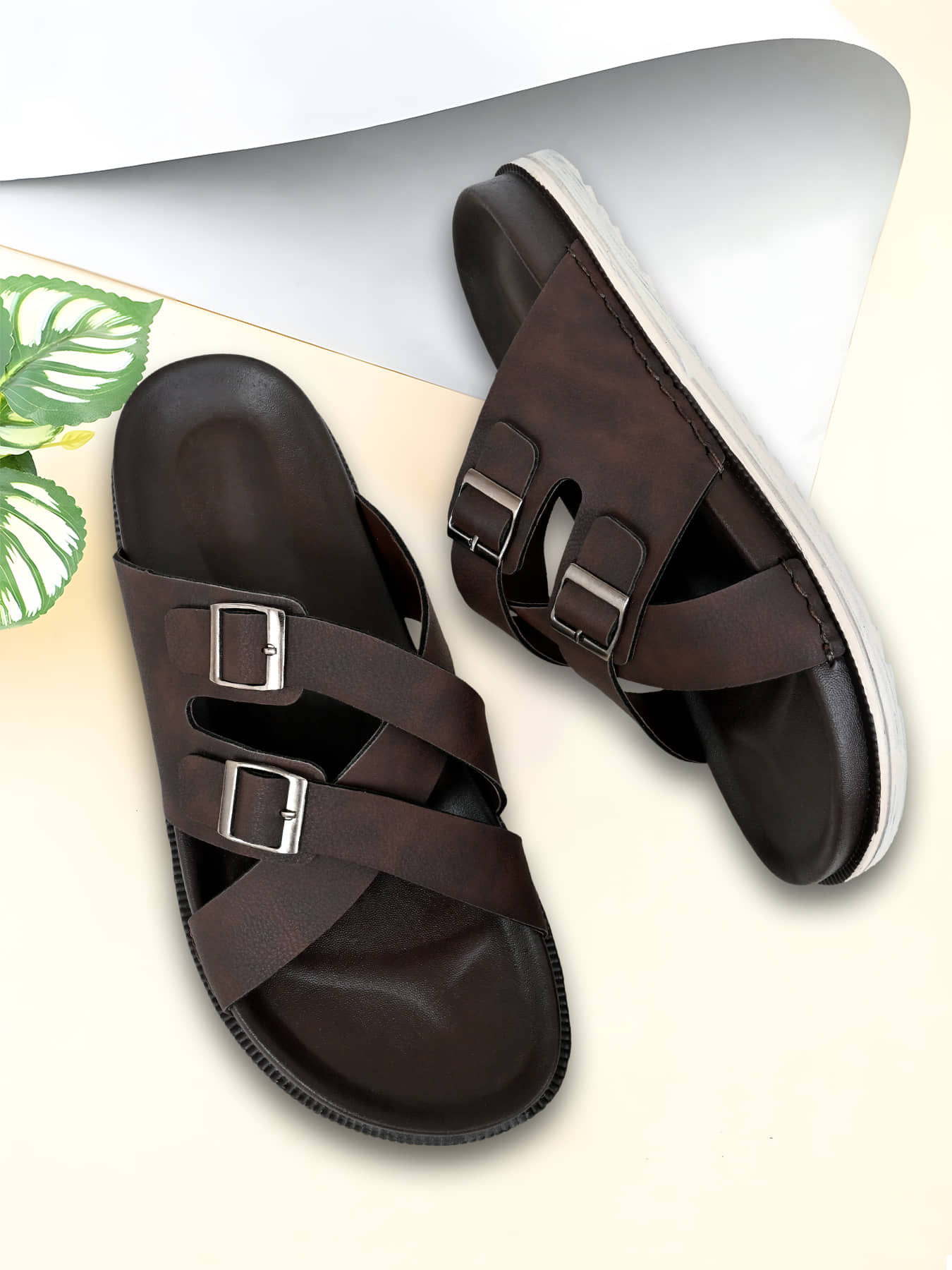 Altek 14316 Brown Men's Daily Slipper