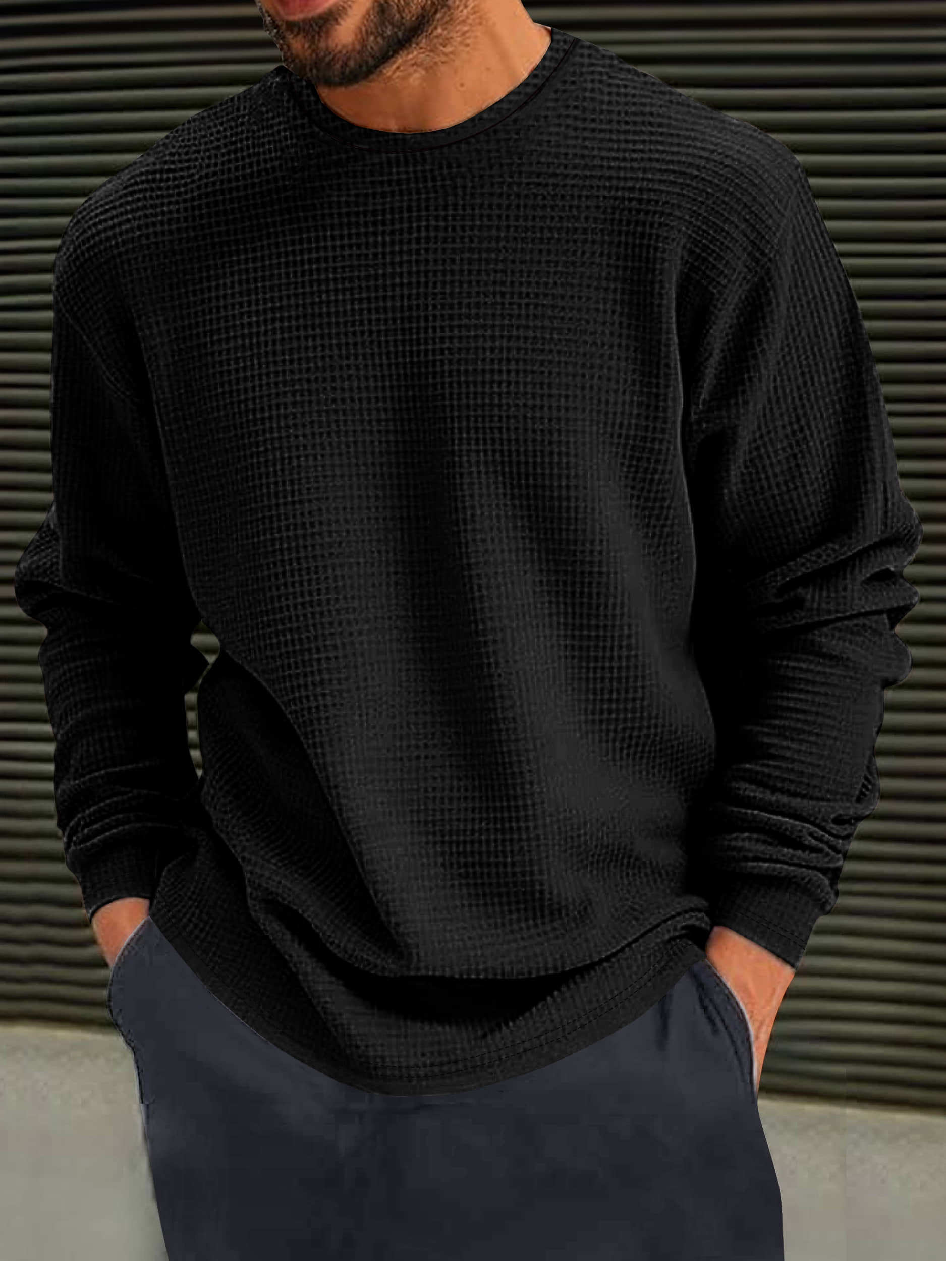 Eyebogler Men Cotton Blend Regular Fit Solid T-Shirt ( Black )