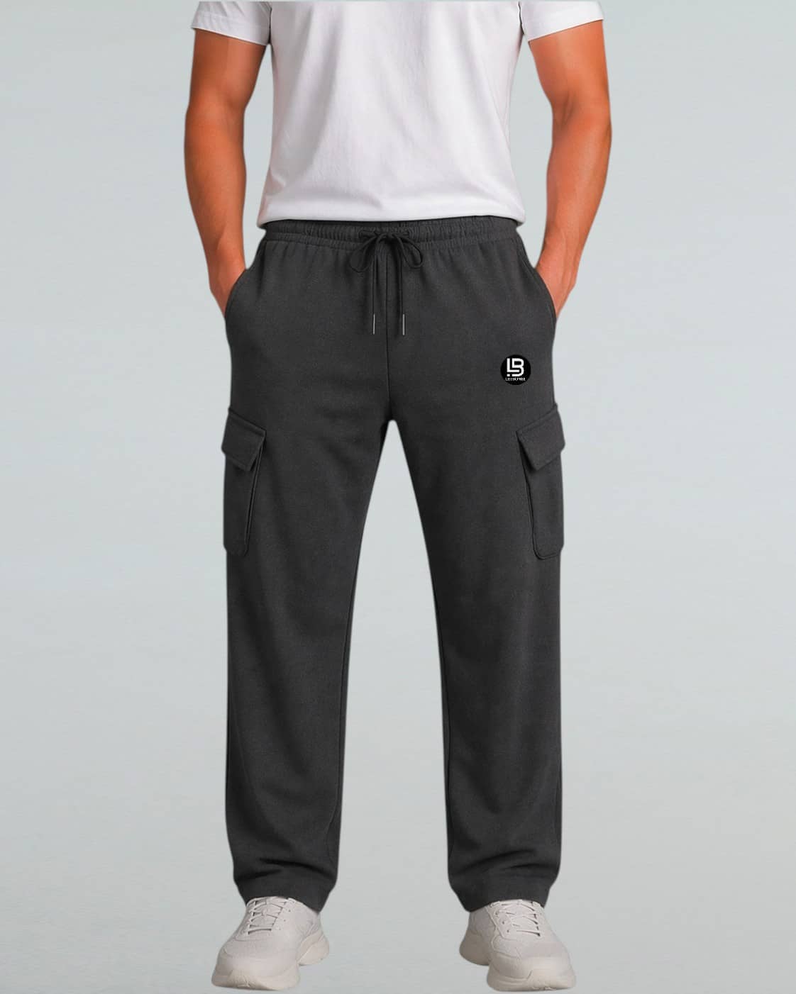 LEEBONEE Charcoal Cotton Blend Men's Trackpants ( Pack of 1 ) - Track Pants | Buy online on ZillyBuy