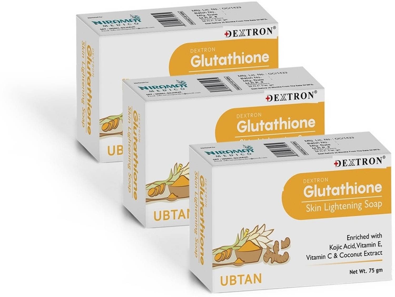 Buy DEXTRON Moisturizing Soap for All Skin Type ( Pack of 3 ) - Price ₹260