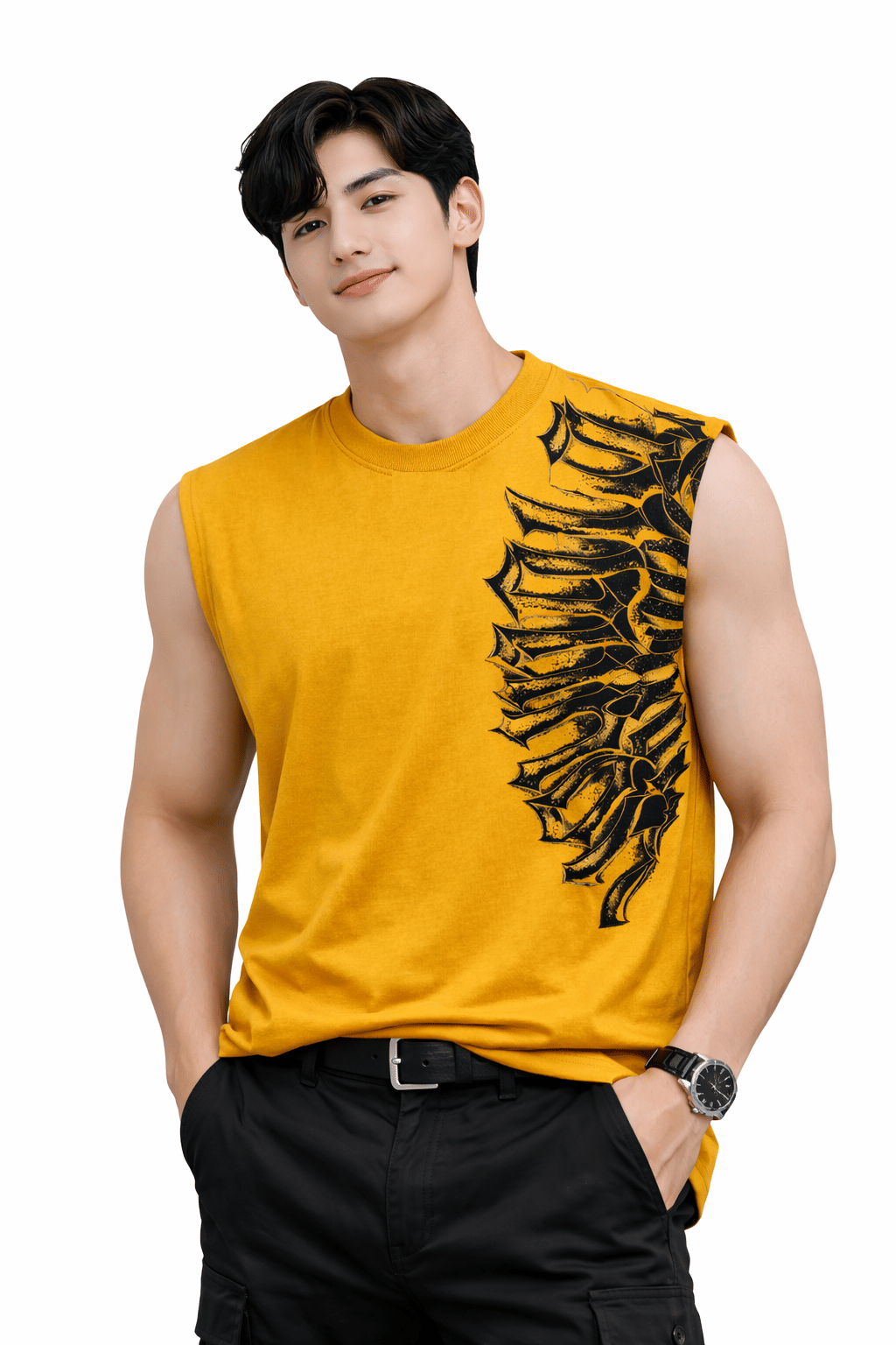 attitude start of fashion Pack of 1 Cotton Gym Vest For Men ( Black ) - Nightwear & Loungewear | Buy online on ZillyBuy