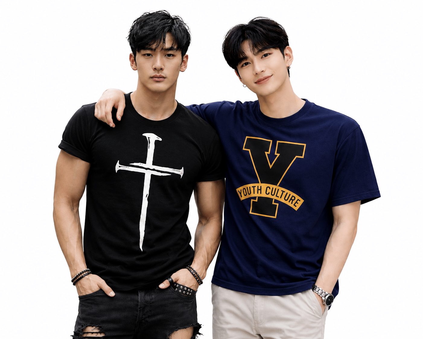 attitude start of fashion Men Polyester Regular Fit Printed T-Shirt ( Blue )