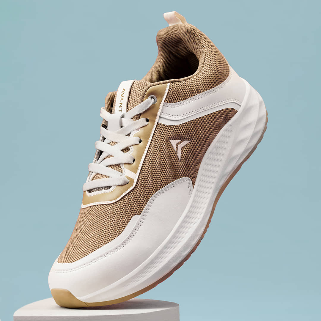Avant PowerMesh Brown Men's Sports Running Shoes - Sports Shoes | Buy online on ZillyBuy